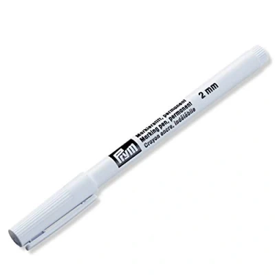 Image of Prym Marker Pen, White, Black, One Size