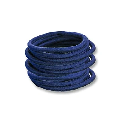 Image of 12 x Elastic Hair Bands/Bobbles by Lizzy® (Navy (Thick))