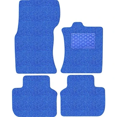 Image of Nicoman Spaghetti All Weather Fully Tailored Car mats Fit【2016 2019 XF Saloon/Estate X260 】(Full Set 4 Piece,Blue)