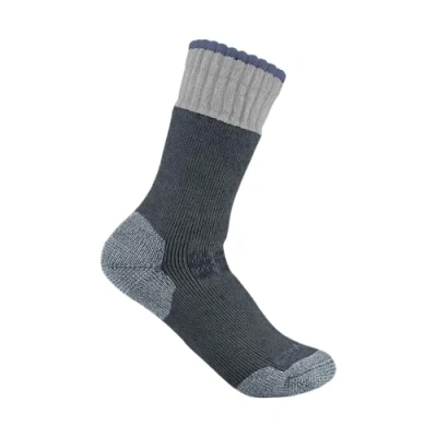 Image of Carhartt Women&#039;s Heavyweight Synthetic Wool Blend Boot Sock, Denim, Small