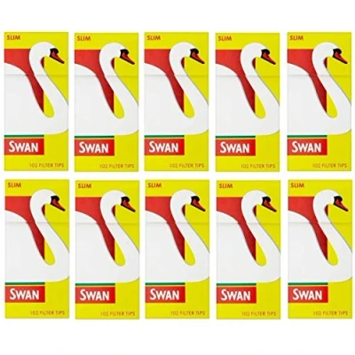 Image of Swan 102 Slim Filter Tips Packs of 5,10,20 (Pack 10)