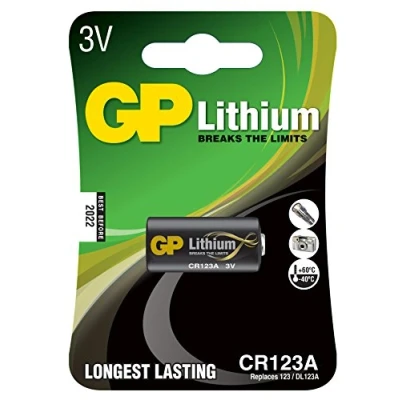 Image of Ukdapper 1 box 10 cards GP Batteries Photo Lithium Non Rechargeable CR123A Bulk