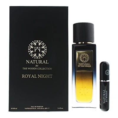 Image of Natural by The Woods Collection Royal Night 2 Piece Eau De Parfum 100ml 5ml