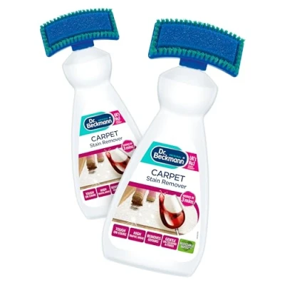 Image of Dr. Beckmann Carpet Stain Remover, Works in 3 mins, Pack of 2 x 650 ml