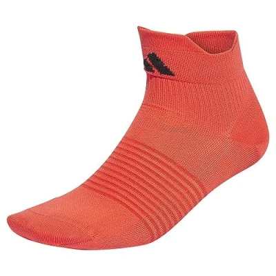 Image of adidas Unisex Performance Designed for Sport Ankle Socks, bright red/black, S