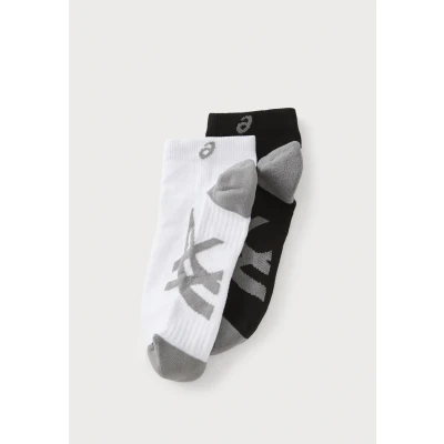 Image of Asics 2PPK Light Run Ankle Socks, Size 35 38 S, Black Breathable &amp; Moisture Wicking for Ultimate Comfort