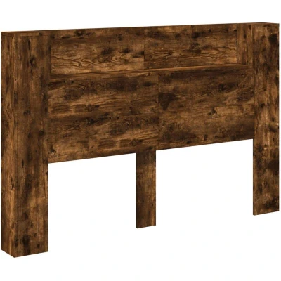 Image of vidaXL Headboard Smoked Oak 160 x 16.5 103.5 cm Engineered Wood