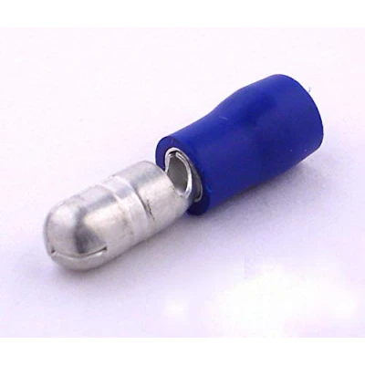 Image of Electrical Crimp Connectors/Terminals Male Wire Bullet Connectors Blue FREE FIRST CLASS UK POSTAGE!