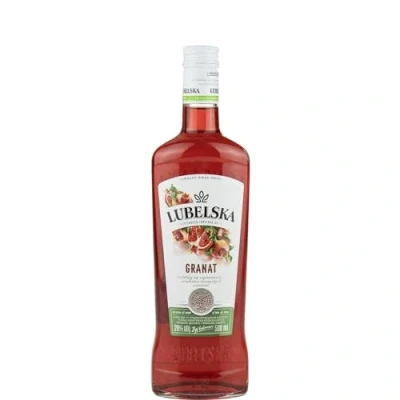 Image of Lubelska Pomegranate Vodka Liqueur Fruit Flavoured Perfect for Parties and Festivals 28% ABV, 50cl
