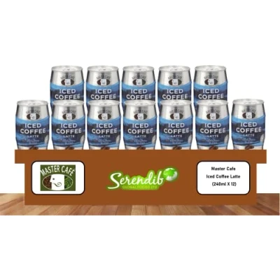 Image of Master Café Iced Coffee Latte Cans 240ml (Pack of 12)