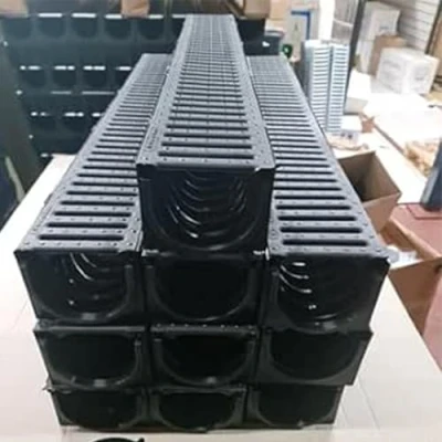 Image of Plastic Drainage Channel Pack 1m Lengths (Pack of 9)