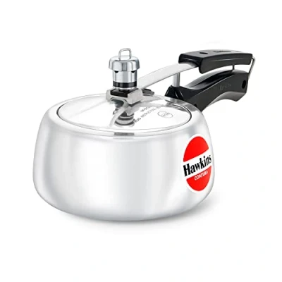 Image of HAWKINS HC15 Contura 1.5 Liter Pressure Cooker, Small, Aluminum, Silver