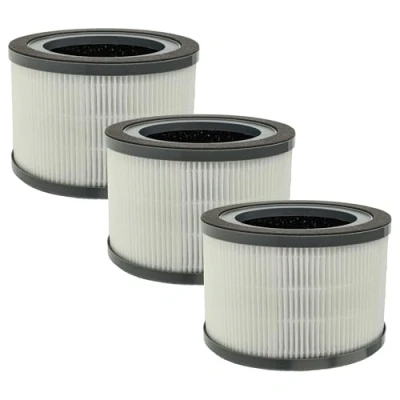Image of vhbw 3 x Air Filters Compatible with Levoit Vista 200 Purifier Combination Filter Pre + HEPA Activated Carbon