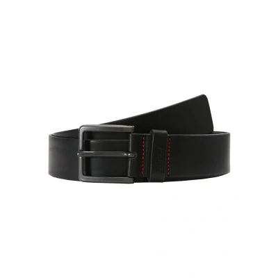 Image of Hugo Womens Gioni Mens Leather Belt Black Size 40 inches