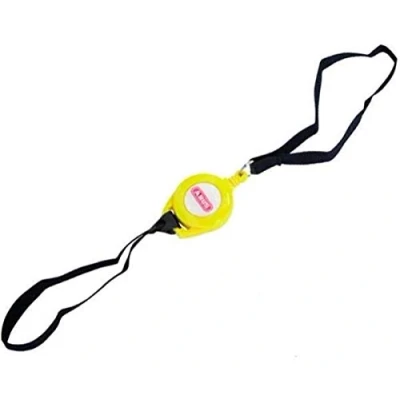 Image of ABUS retractable memory cable reminder for visual of the brake disc lock motorbike security, yellow