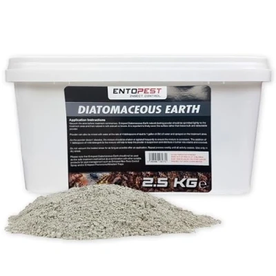 Image of Entopest 2.5Kg Diatomaceous Earth Powder Ant Killer,flea Killer, Insect Killer,Bed Bug Killer,Silverfish Killer,Pests Control for Crawling Insects,Pest Organic Non Toxic