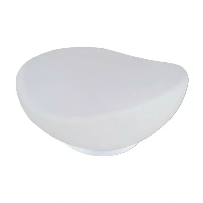 Image of Opal Table Lamp 1 Light E27, Polished Chrome, Frosted White Glass