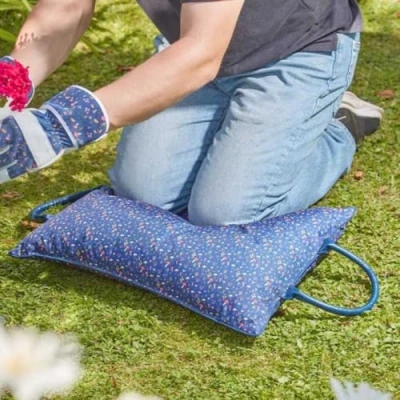 Image of Garden Mile Cushion Kneeler Water Resistant Padded Gardening Knee Pad Lightweight with Handles Multi Use Portable Mat Indoor Outdoor Durable Tool Picnic (Mushrooms)