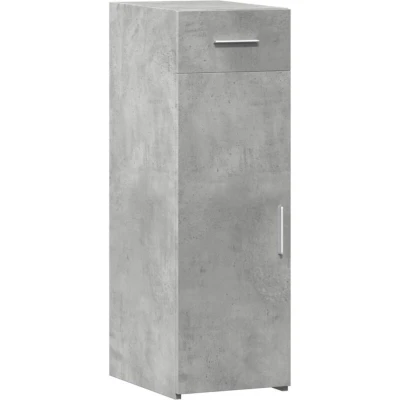 Image of vidaXL Sideboard Concrete Grey 30x42.5x93 cm Engineered Wood