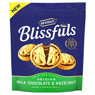 Image of McVitie&#039;s Blissfuls Chocolate &amp; Hazlenut 228g