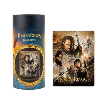 Image of Grupo Erik the Lord of Rings Puzzle 500 Piece Jigsaw Puzzles 24 x 17 inch 61 45.7 cm Rings: Return King Includes Gift Box &amp; Poster Gifts