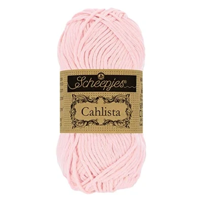 Image of Scheepjes Cahlista 238 Powder Pink Yarn 10x50g