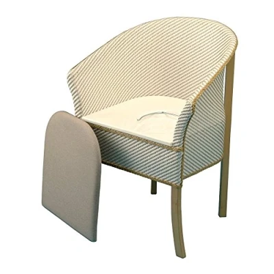 Image of Basketweave Commode Chair [Personal Care]
