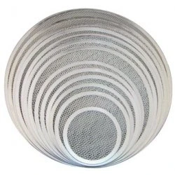 Image of Samuel Groves 8&quot; to 18&quot; Aluminium Mesh Pizza Screen Baking Tray Net Wire Heavy Duty (14&quot; Inch)