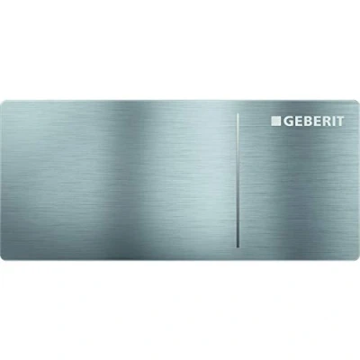 Image of Geberit Sigma 70 242813FW1 Actuator Plate Replacement Part Brushed Stainless Steel for 2 Flushes