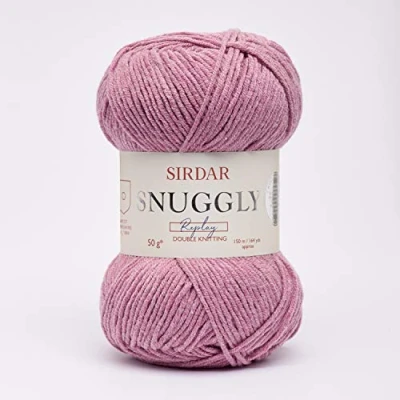 Image of Sirdar Snuggly Replay DK Double Knitting, Blast Off Berry (106), 50g