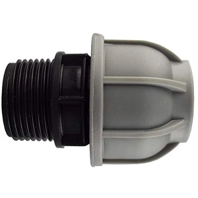 Image of MDPE Compression Water Pipe Fittings/connectors,Straight Joiners (25mm 1&quot; bspm)