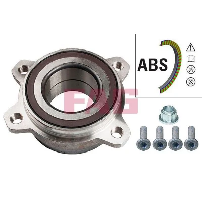 Image of 95833158300, 95833158300WB, 95834190100 Wheel bearing kit FAG 713 6123 00 Photo corresponds to scope of supply 95,2mm VOLKSWAGEN: Touareg I