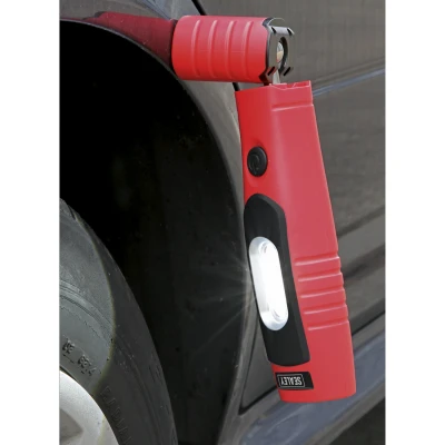 Image of Sealey Rechargeable 360 Inspection Light 7 SMD &amp; 3W LED Red Lithium ion