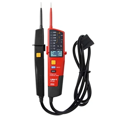 Image of UNI T UT18C Digital Voltage &amp; Continuity Tester Auto Range fr RCD Phase Rotation