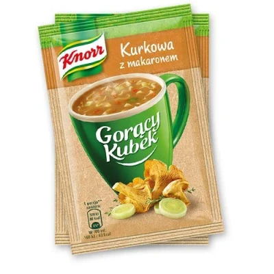 Image of Knorr Goracy Kubek Chanterelle Soup Kurkowa Instant Mug 5 x 14 g Hot Cup Quick