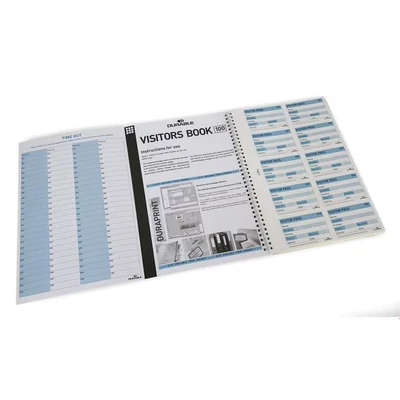 Image of Durable Visitors Book Refill of 100 60x90mm Badge