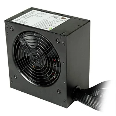 Image of JUSTOP Fortitude 500W PSU, 80 Plus Bronze Power Supply Unit, ATX, 120MM Fan, Active PFC Protection, 7x SATA, 2x 6+2 Pin PCI E, ATX 12V 4+4 Pin, Long Flat Cables, SLI/Crossfire Ready