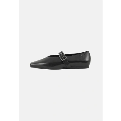 Image of Vagabond Wioletta Ankle strap ballet pumps, Women&#039;s, Size: 8, Black Leather