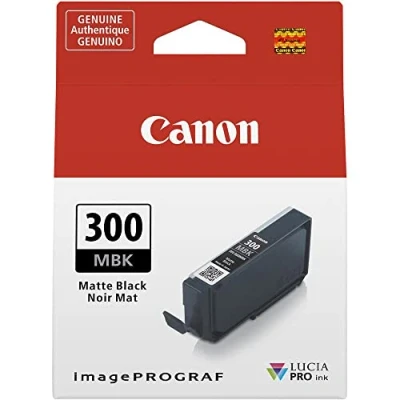 Image of Canon PFI 300 MBK Matte black original ink tank for imagePROGRAF PRO