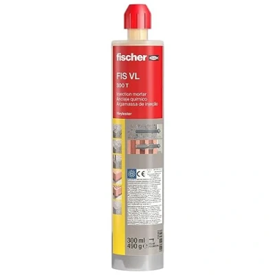 Image of Fischer 567058 Injection Resin, Clear, 300 Ml