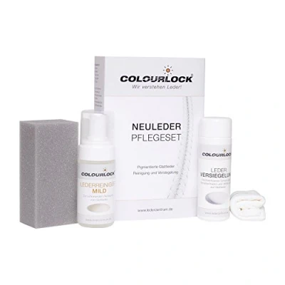 Image of Colourlock Mild Smooth Leather Cleaning And Care Set with Coating
