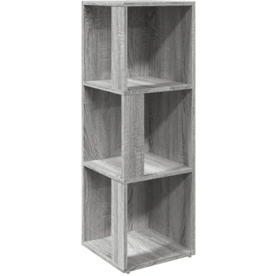 Image of vidaXL Corner Cabinet Grey Sonoma 33x33x100 cm Engineered Wood