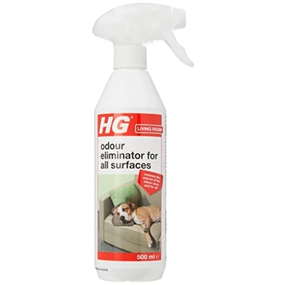 Image of HG Odour Eliminator for All Surfaces, Smell Remover Soft Furnishings, Effective Urine Neutraliser &amp; Pet Eliminator, Carpet Furniture Room Deodoriser Spray 500ml