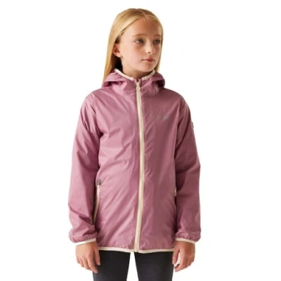 Image of Regatta Kids Lightweight Lever II Waterproof Packaway Jacket Lilas Light Vanilla, Size: 14 Years