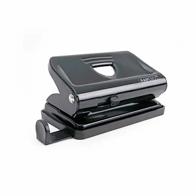 Image of Rapesco ‎PF810MB1 810 2 Hole Metal Punch with 12 Sheets Capacity, Black