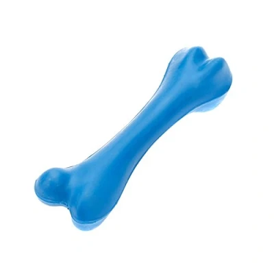 Image of Classic Pet Products Solid Rubber Bone, 200 mm, Blue