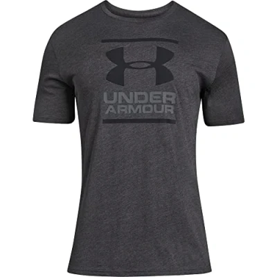 Image of Under Armour Men UA GL Foundation Short Sleeve Tee, Super Soft Men&#039;s T Shirt for Training and Fitness, Fast Drying with Graphic