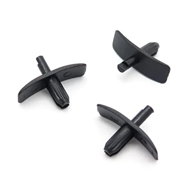 Image of VVO Fasteners Black Plastic Front Door Weatherstrip Clips for Volvo 850 Saloon/Estate, S70, V70 (including XC), (Pack of 10)