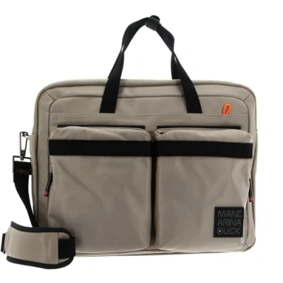 Image of Mandarina Duck Women&#039;s Warrior BRIEFCASE file, Simply Taupe, Taglia Unica
