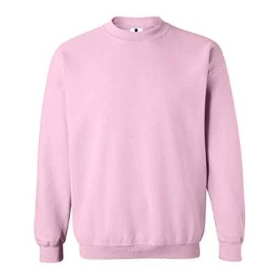 Image of Club Plain Sweatshirts Sweater Jumper Top Unisex Mens Ladies Crewneck Baby Pink